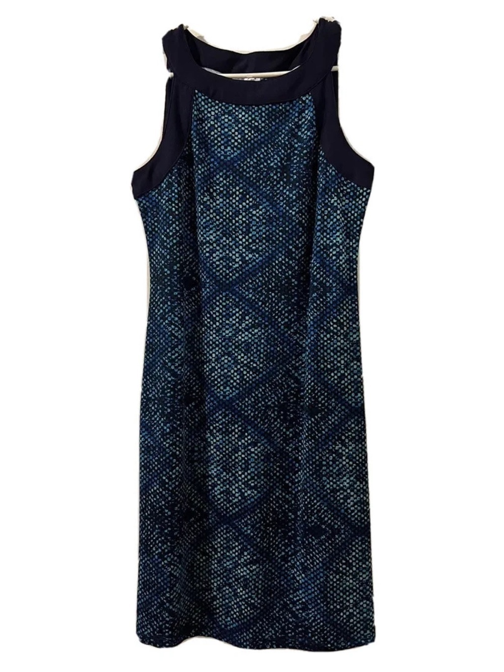 Blue Sleeveless Dress size L in excellent condition - Picture 3 of 12
